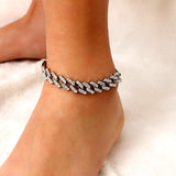 Luxury-Charm Cuban Anklet