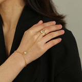 Crystal Wrist-Chain Bracelet - SLVR Jewelry