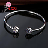 Genuine Fine 925 Sterling Silver Charming Jewelry Bracelet Bangles Women Fashion Accessories Factory Price Free Shipping