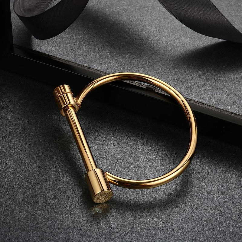 Sparkle Gold Cuff Bangle - SLVR Jewelry