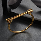 Sparkle Gold Cuff Bangle - SLVR Jewelry