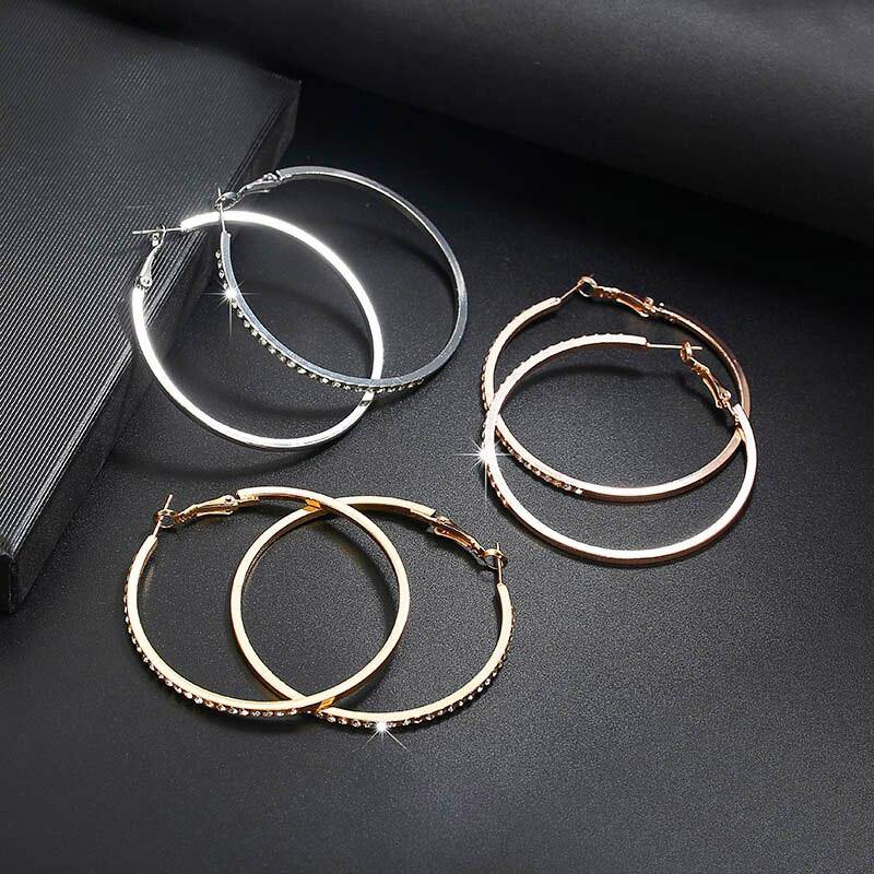 Exclusive Gold-Circle Earrings - SLVR Jewelry