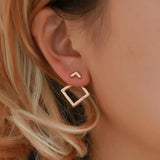 Mini-Triangular Earrings