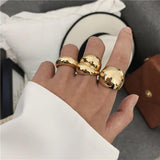 Glossy-Wide Open Ring - SLVR Jewelry