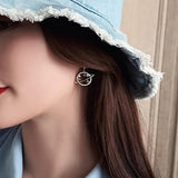 Crystal Star Dangle Earrings - SLVR Jewelry
