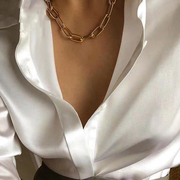 Big-Chain Chunky Necklace - SLVR Jewelry