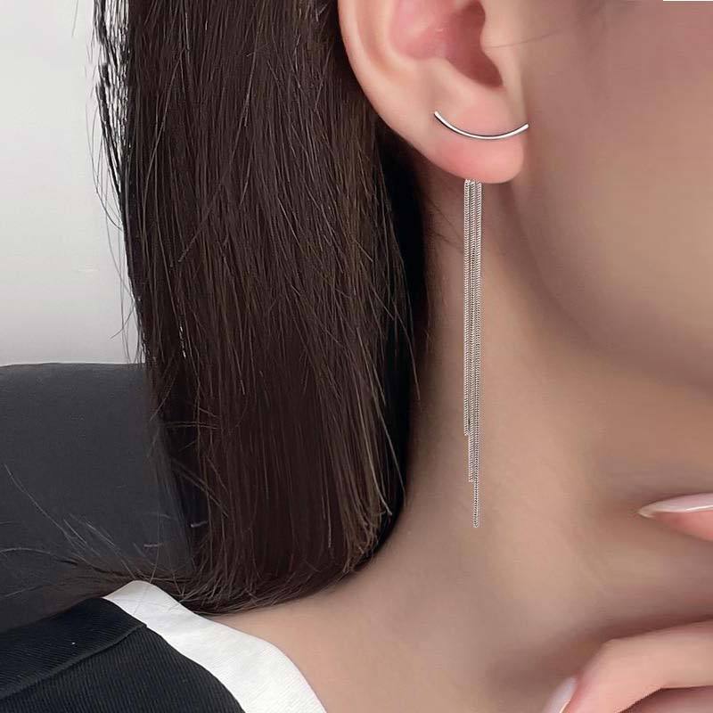 Ear-Line Tassel Earrings