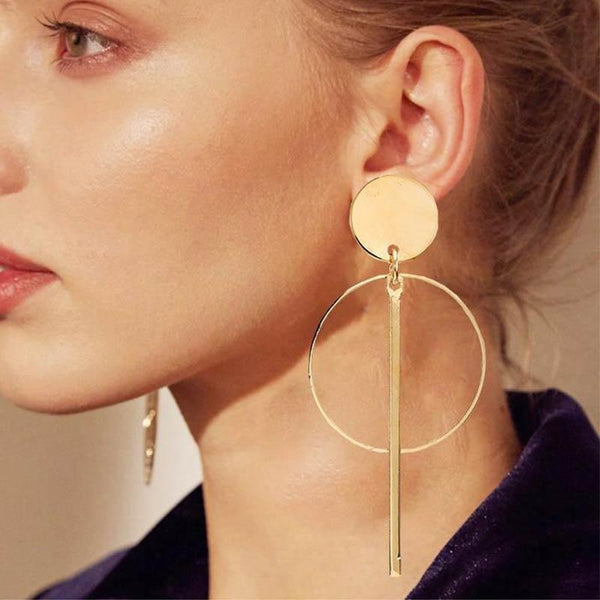 Duo-Round Earrings