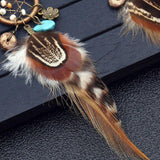 Dream Catcher Feather Earrings - SLVR Jewelry