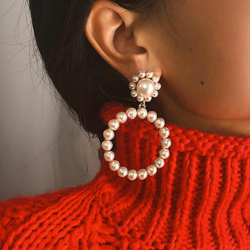 Boho Fancy-Pearls Earrings
