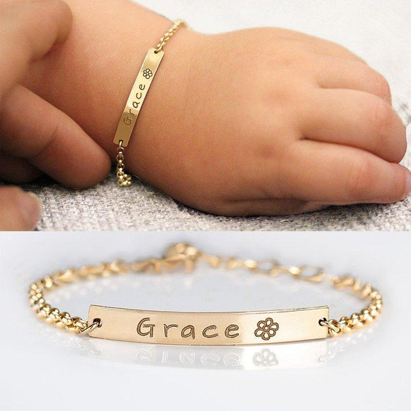 Custom Baby-Name Bracelet