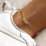 Personalized-Year Custom Anklet