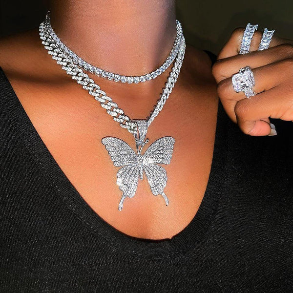 Miami-Charm Butterfly Necklace