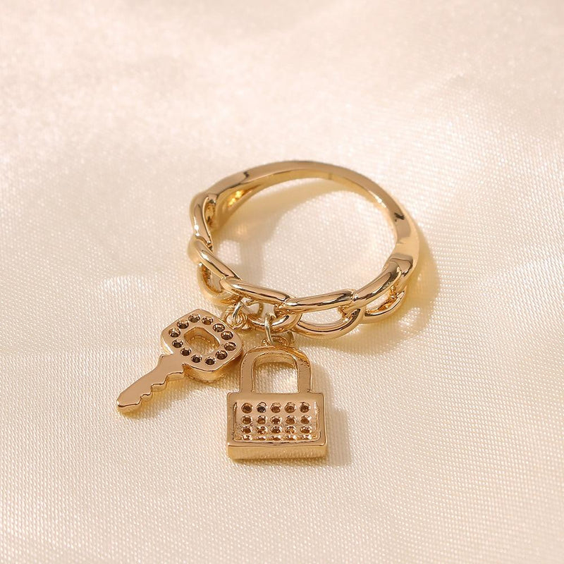 Premium Lock & Key Ring