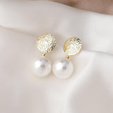 Premium Champagne-Pearl Earrings