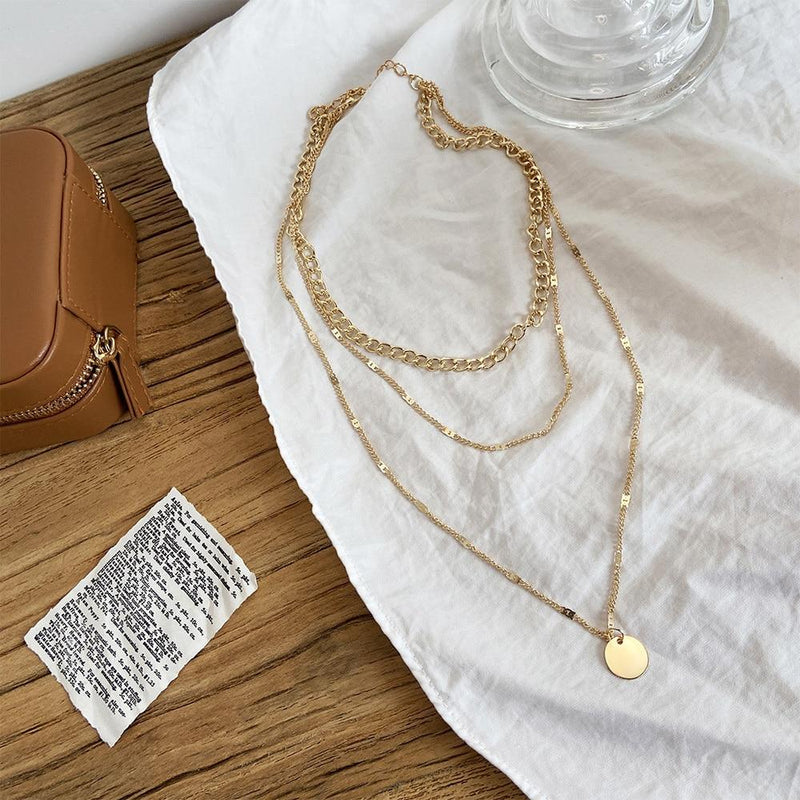 Aesthetic Layered Chain Necklace