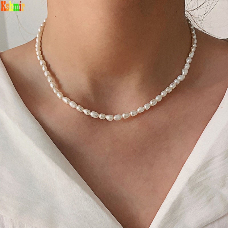 Freshwater-Pearl Choker Necklace