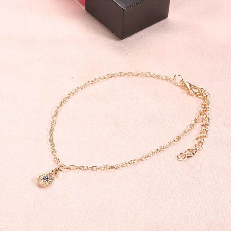Boho-Water Chain Anklet