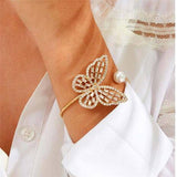 Sparkling Butterfly Cuff Bracelet