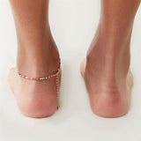 Bohemian Colorful Beads Anklet