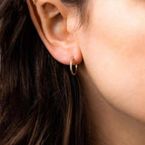 Minimalistic Thin-Hoop Earrings