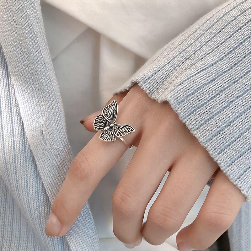 Angel-Wing Gothic Ring