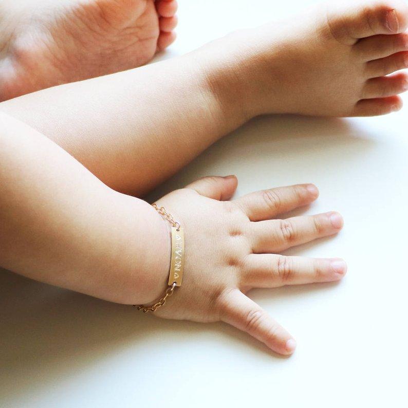 Custom Baby-Name Bracelet