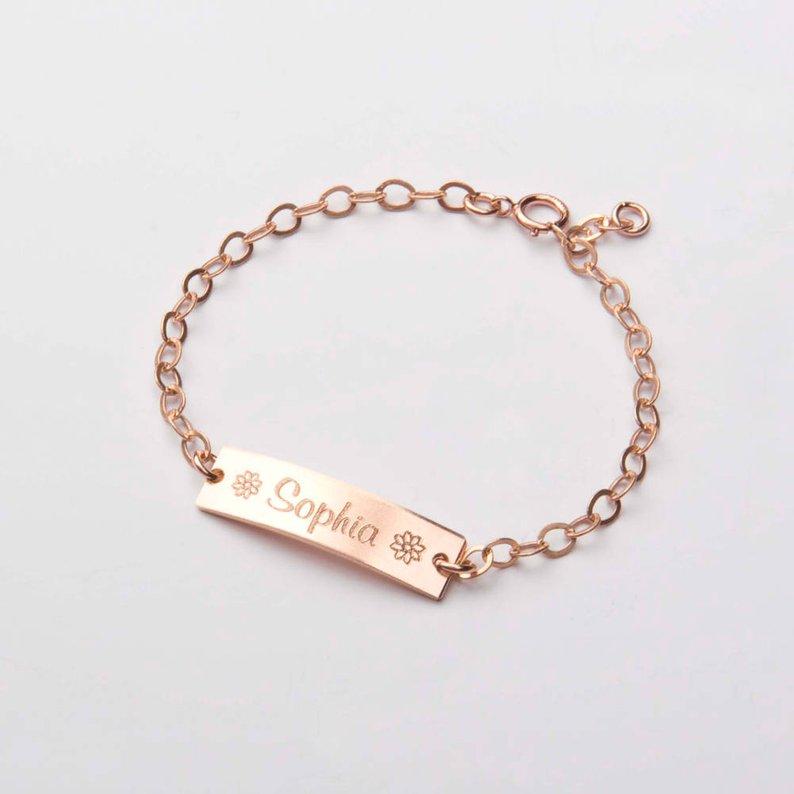Custom Baby-Name Bracelet