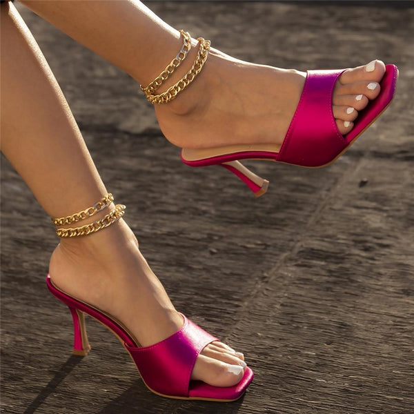 Multilayered Boho-Style Anklets