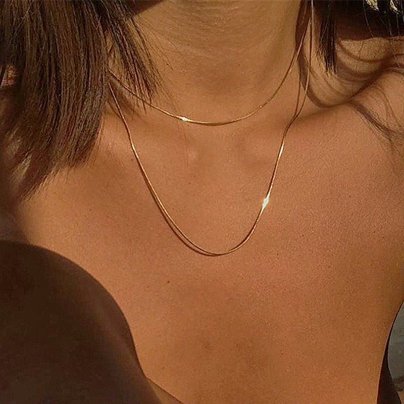 Minimalist Neck Chain Necklace