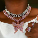 Miami-Charm Butterfly Necklace