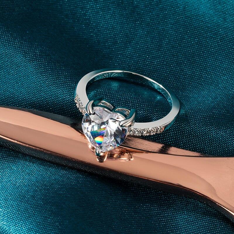 Charming Love-Heart Ring