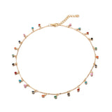 Boho-Colorful Clavicle Choker Necklace