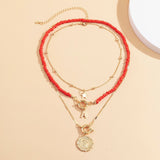 Fancy Multilayered Chain Necklace